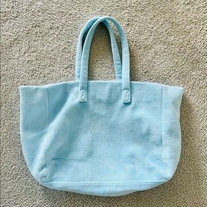 Stoney Clover Lane blue Terry tote